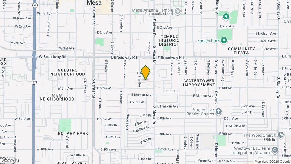 327 E Vine Cir Map and Location Details