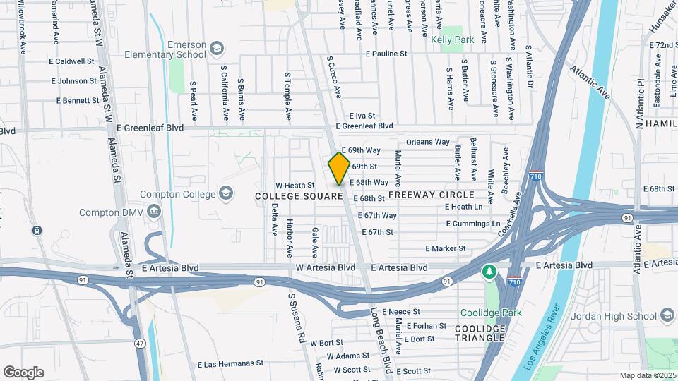 6803 Long Beach Blvd Map and Location Details