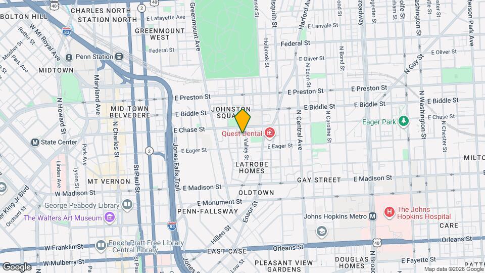 1032 Valley St Map and Location Details