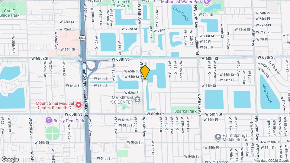 6345 W 16th Ave Map and Location Details