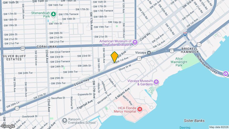 3685 SW 1st Ave Map and Location Details