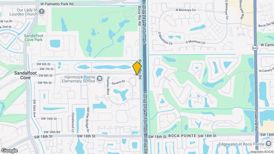 8135 Severn Dr Map and Location Details