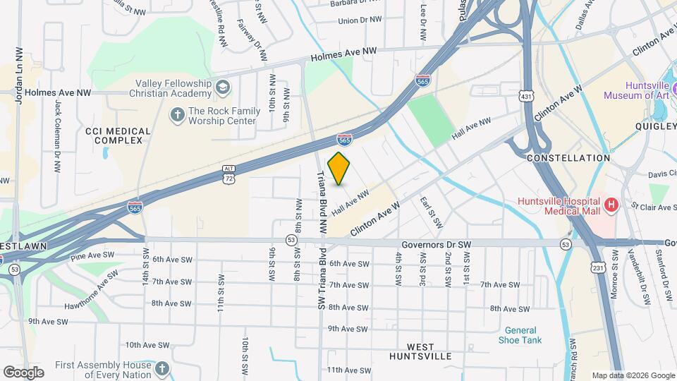 207 Stone St NW Map and Location Details