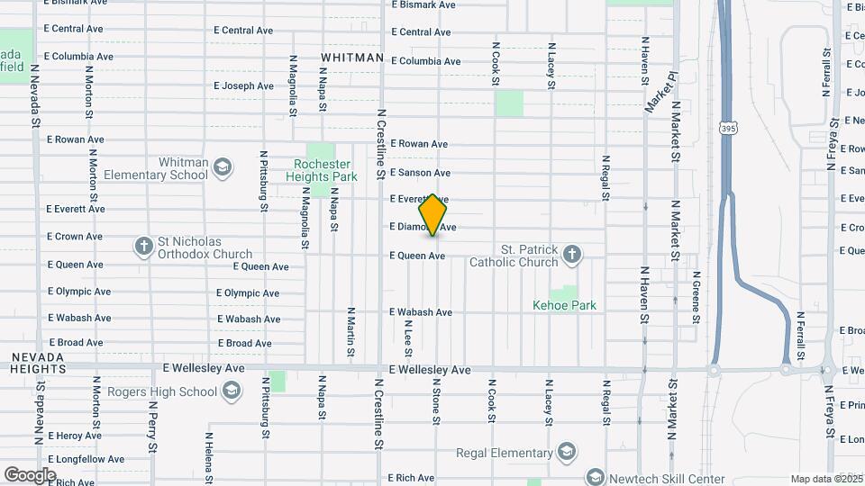 5111 N Stone St Mapa y Detalles de la Ubicación