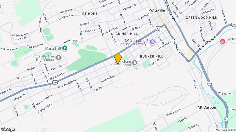 1132 Mahantongo St Map and Location Details