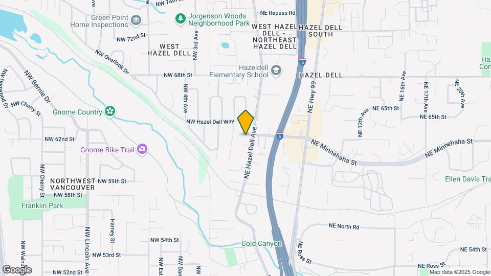 6204 NE Hazel Dell Ave Map and Location Details