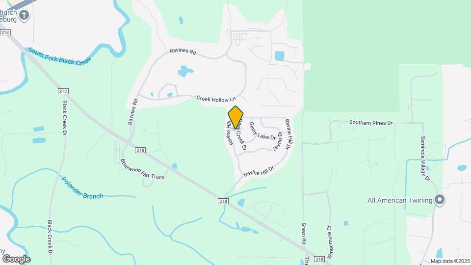 3220 Deer Creek Dr Map and Location Details