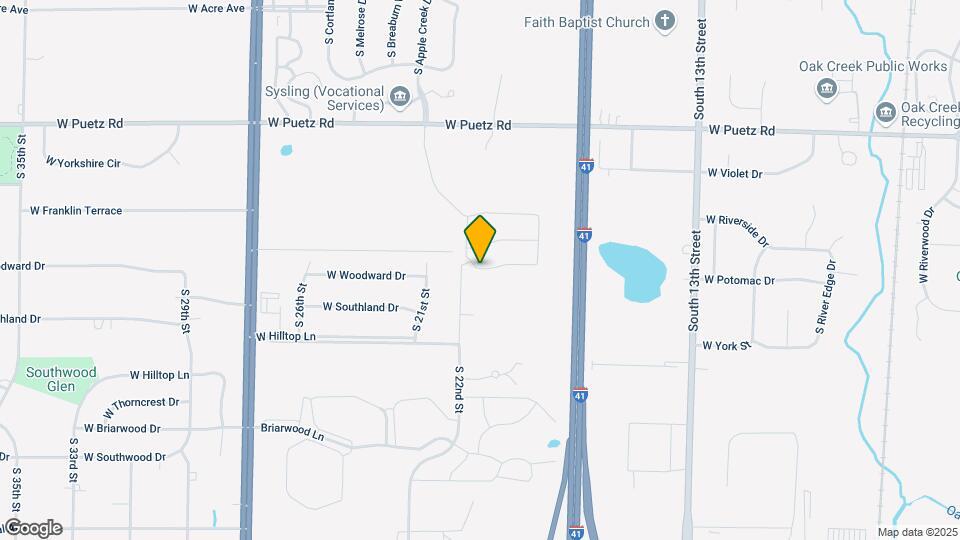 1839 W Mildenhall Dr Map and Location Details