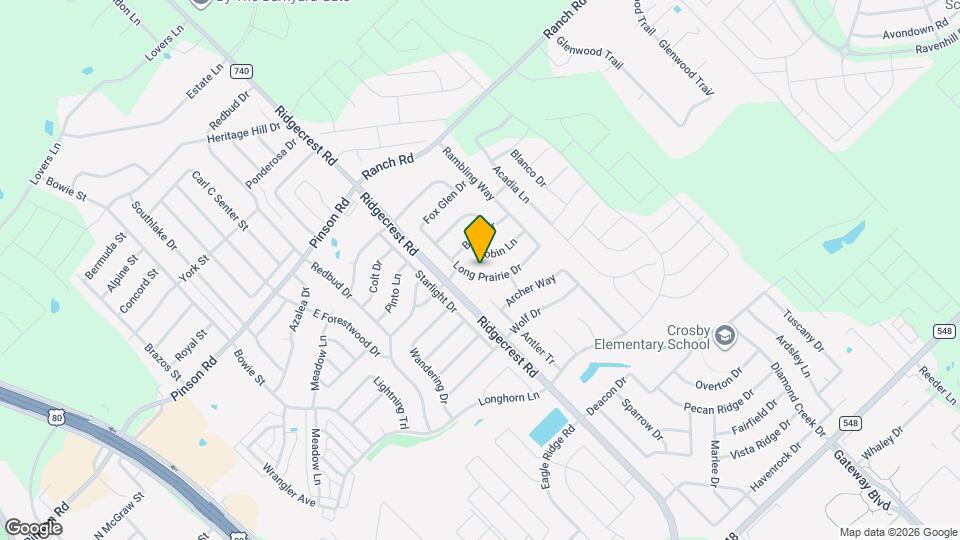 210 Long Prairie Dr Map and Location Details