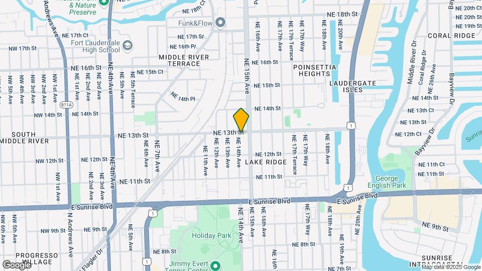 1240-1242 NE 14th Ave Map and Location Details