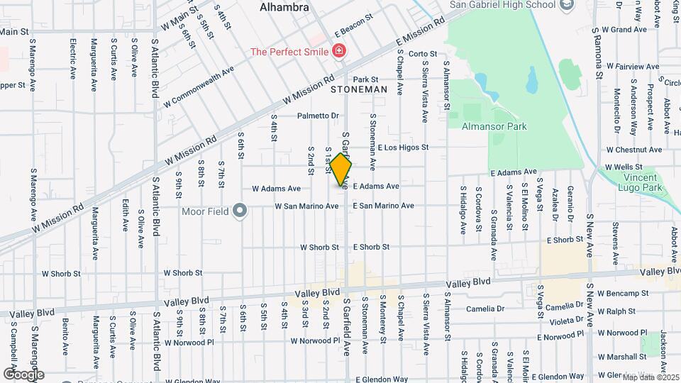 1033 Garfield Ave Map and Location Details