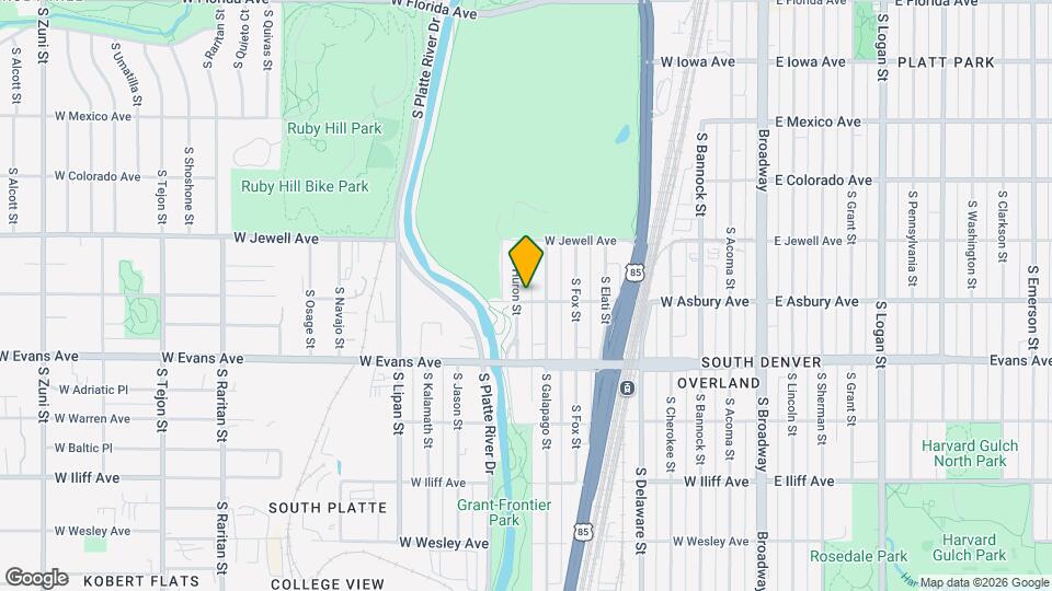 1990 S Huron St, Unit 1-1208 Mapa y Detalles de la Ubicación