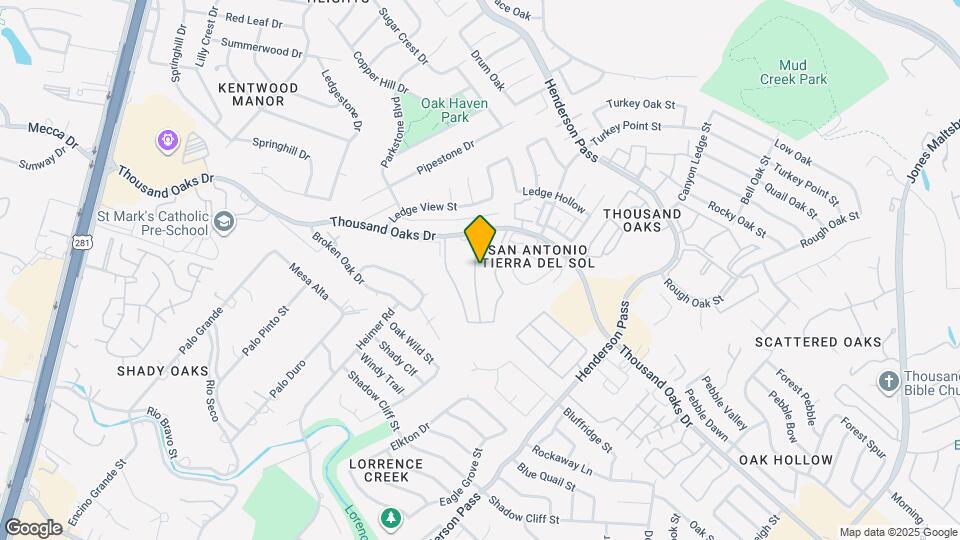 2170 Thousand Oaks Dr, Unit 1223Q Map and Location Details