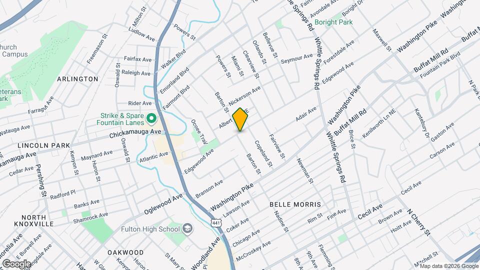 1900 Edgewood Ave Map and Location Details