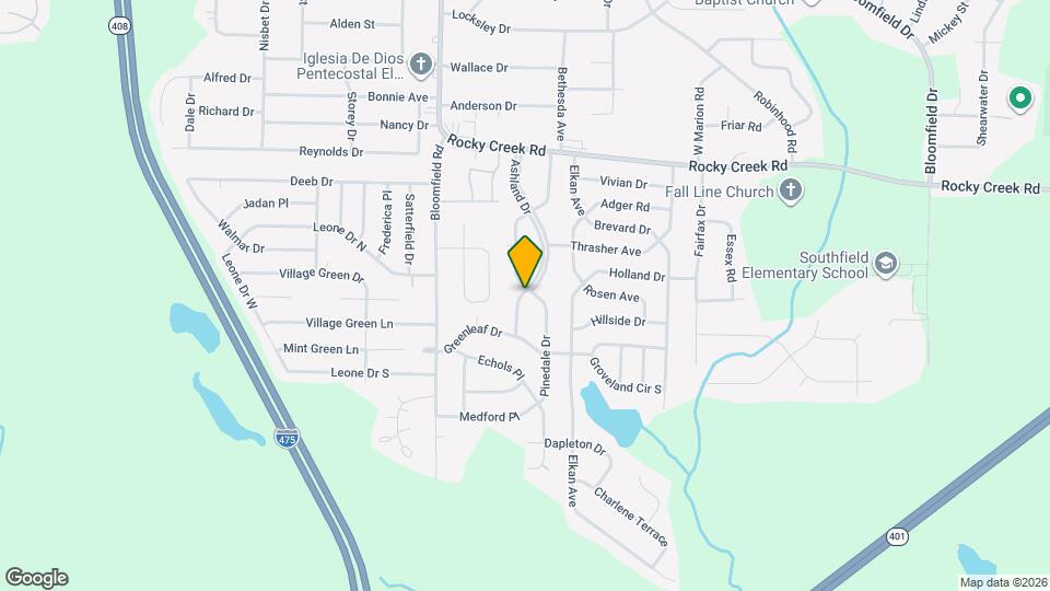 4402 Ashland Dr, Unit 219P Mapa y Detalles de la Ubicación