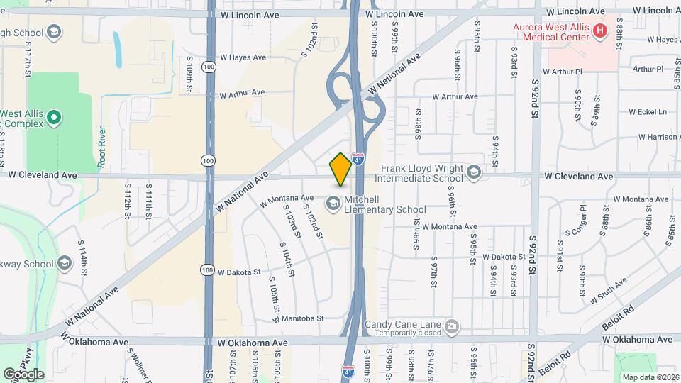 10118 W Montana Ave Map and Location Details