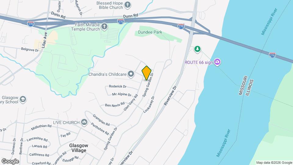 10769 Spring Garden Dr Map and Location Details