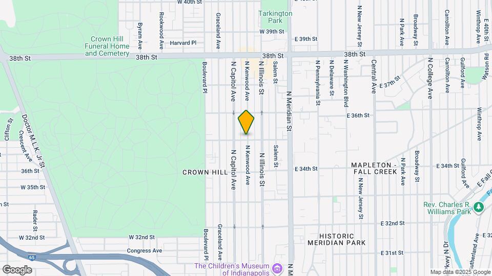 3504 N Kenwood Ave Map and Location Details