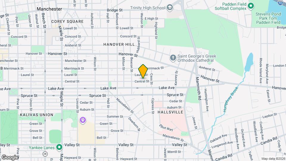 538 Central St Map and Location Details