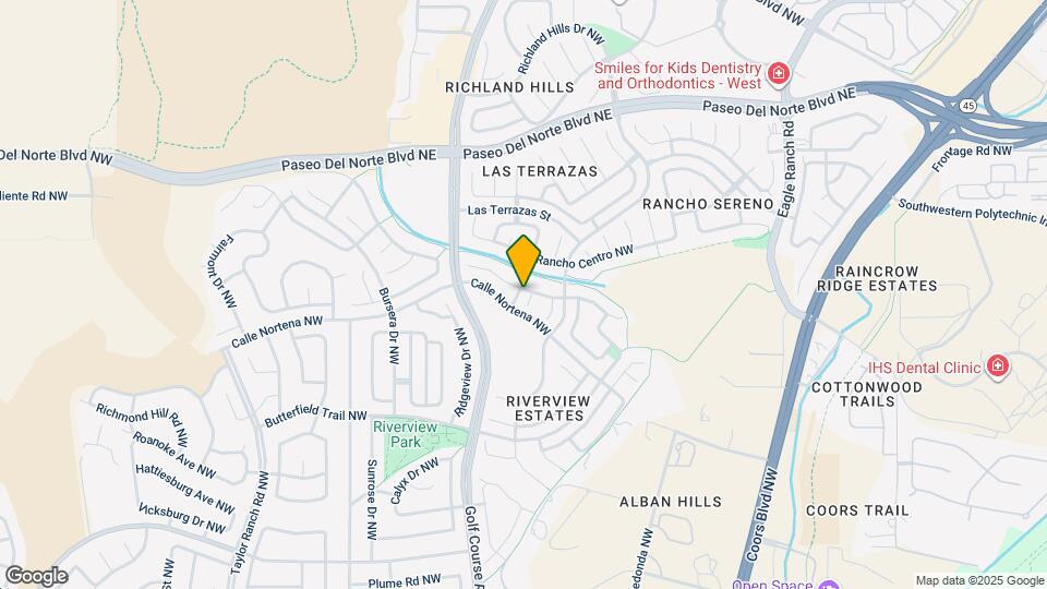 8009 Rancho Dorado Ct NW Map and Location Details