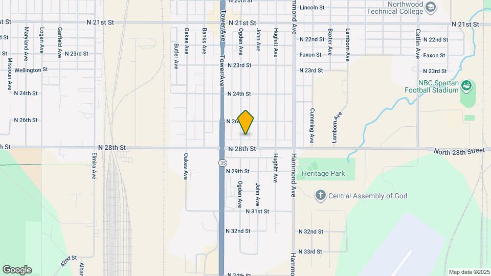 2626 Ogden Ave Map and Location Details