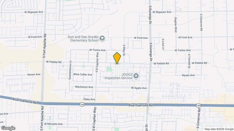 8860 Ashley Park Ave Mapa y Detalles de la Ubicación