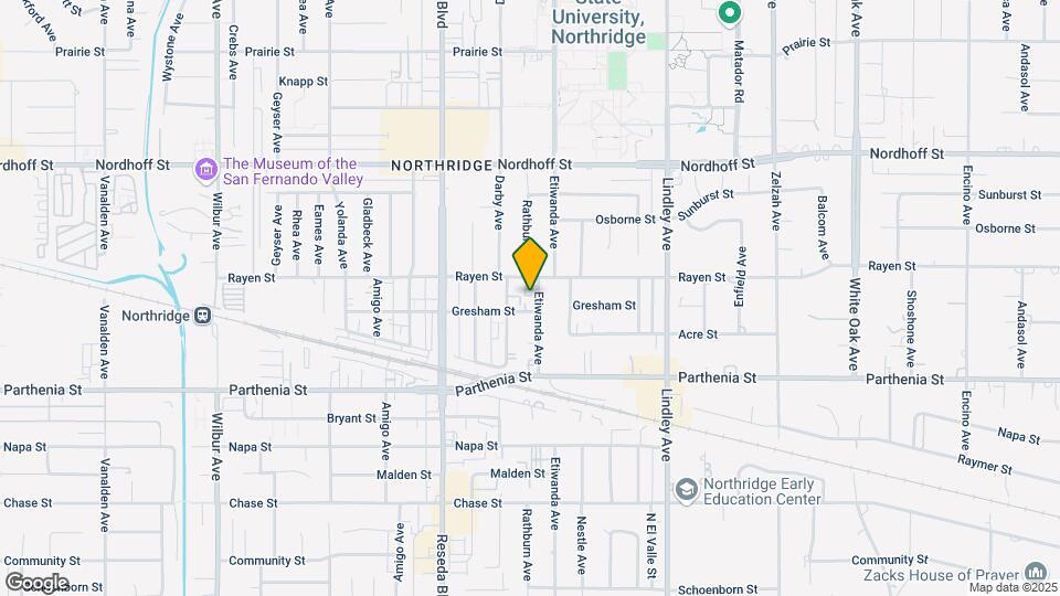8809 Etiwanda Ave Mapa y Detalles de la Ubicación