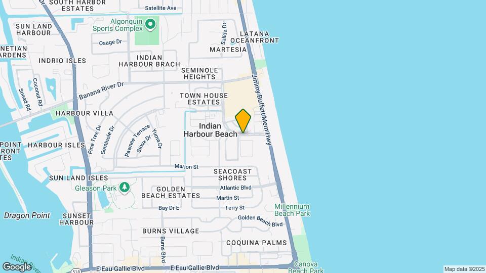 931 Palm Springs Blvd Map and Location Details