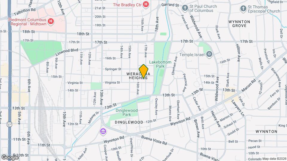 1423 17th Ave Map and Location Details