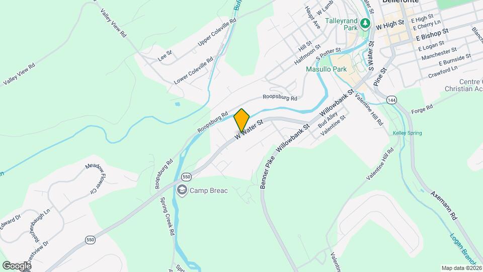 926 W Water St Map and Location Details