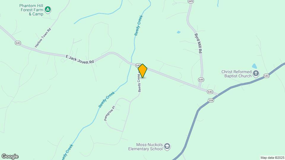 115 Reedy Creek Rd Map and Location Details