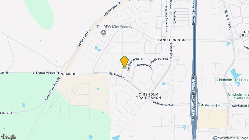 6541 Pecos Hill Ln Map and Location Details
