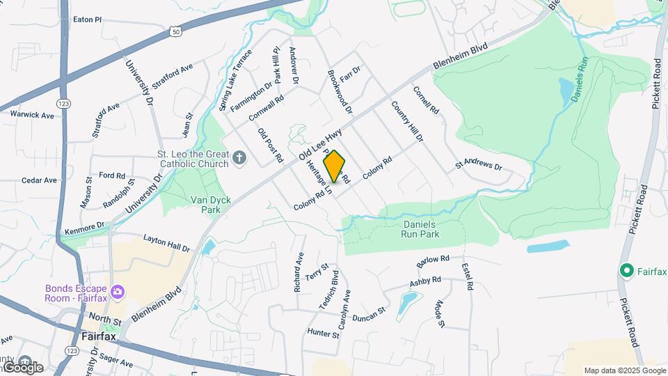 3620 Heritage Ln Map and Location Details