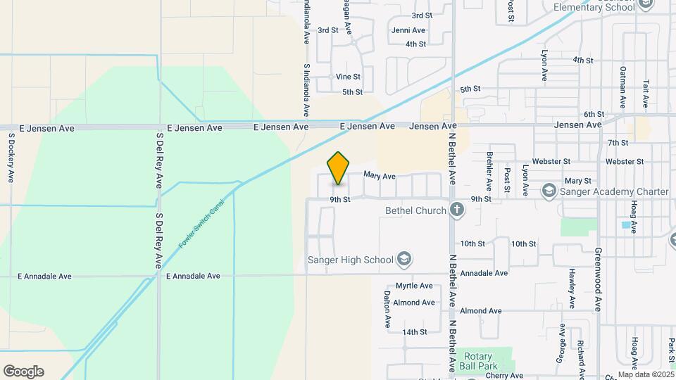 864 Pinewood Ave Map and Location Details
