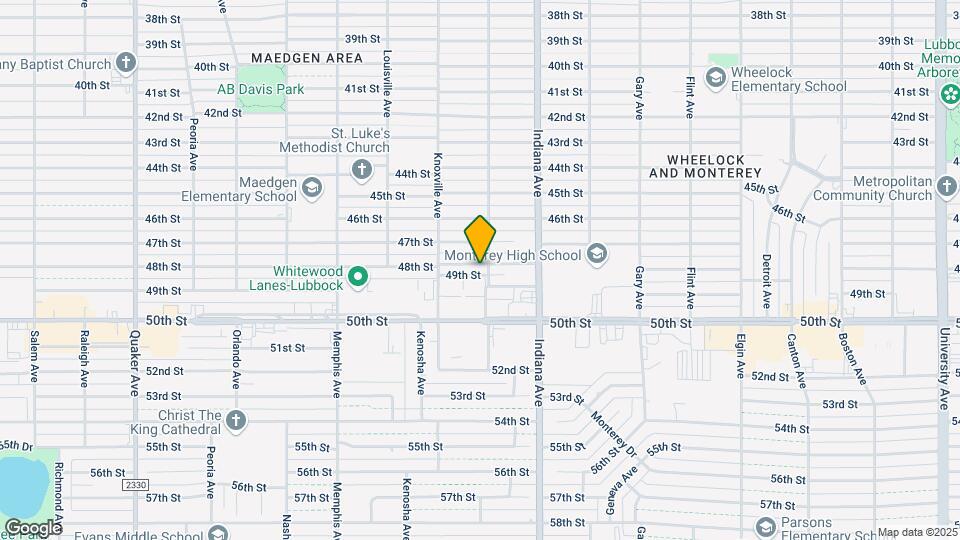 3503 48th St Map and Location Details