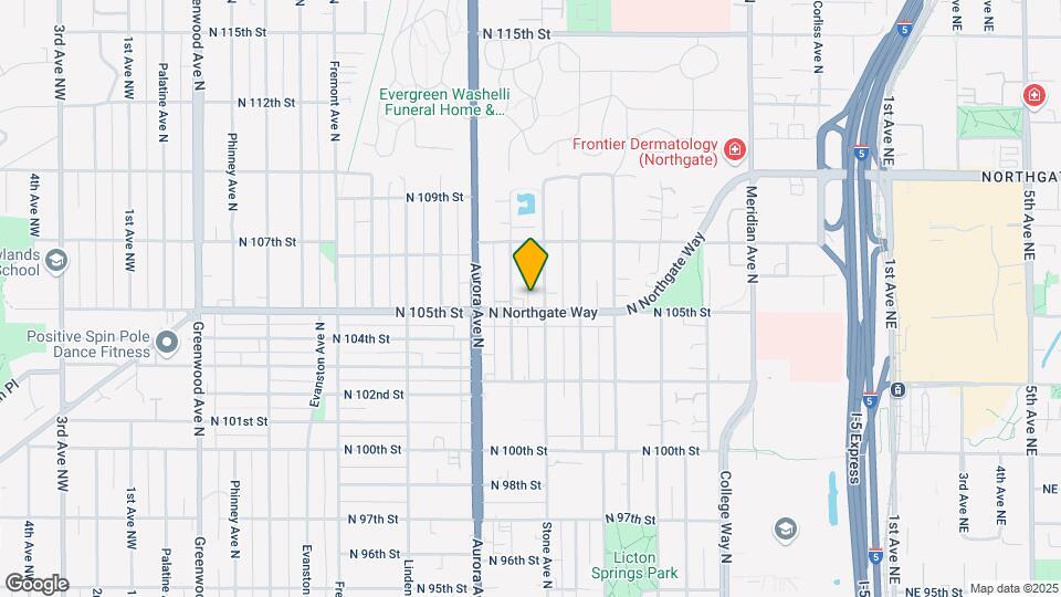 1238 N Northgate Way Map and Location Details