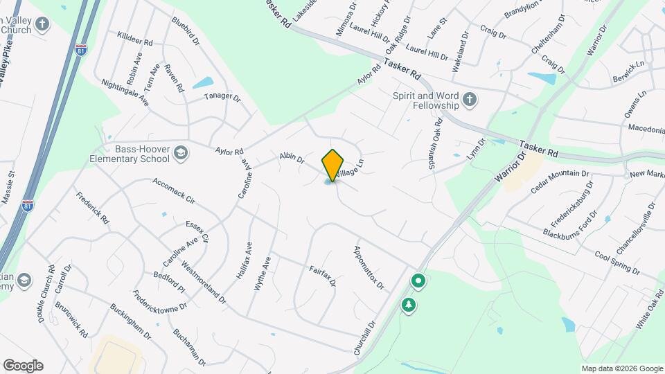 400 Albin Dr Map and Location Details