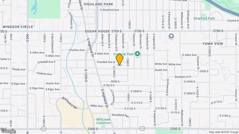 1425 Zenith Ave Map and Location Details