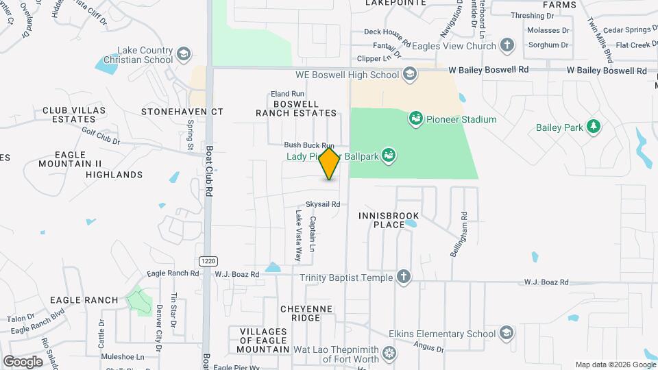 6212 Topsail Dr Map and Location Details