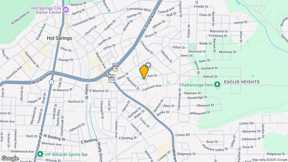 416 Palmetto St Map and Location Details