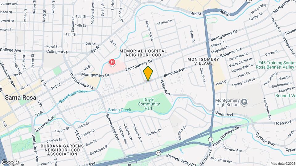 1428-1430 Sonoma Ave Mapa y Detalles de la Ubicación