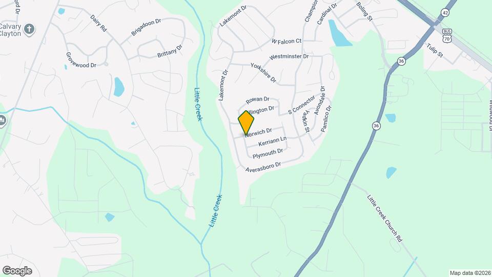 233 Norwich Dr Mapa y Detalles de la Ubicación