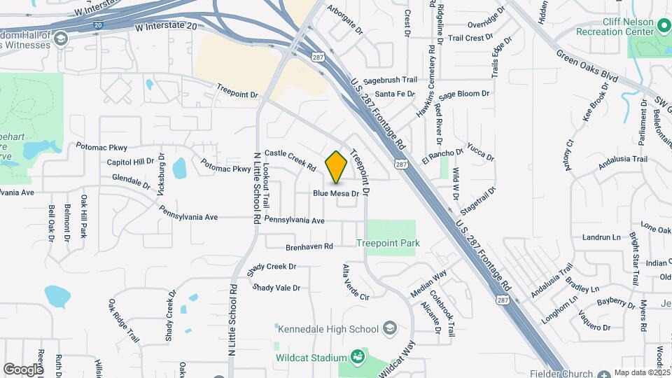 6015 Blue Mesa Dr Map and Location Details