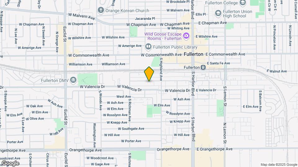 342 W Truslow Ave Map and Location Details