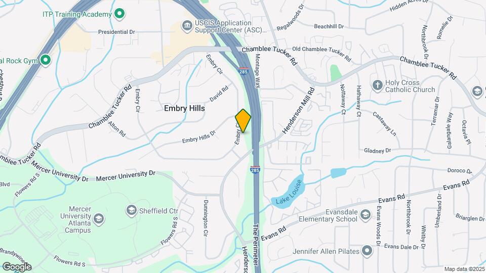 3539 Embry Cir Map and Location Details