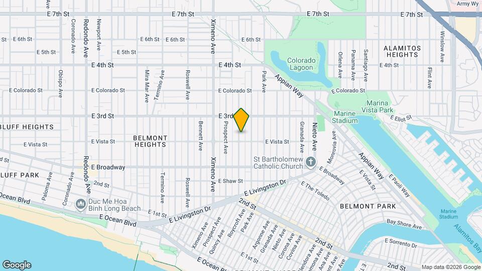 254 Quincy Ave Map and Location Details