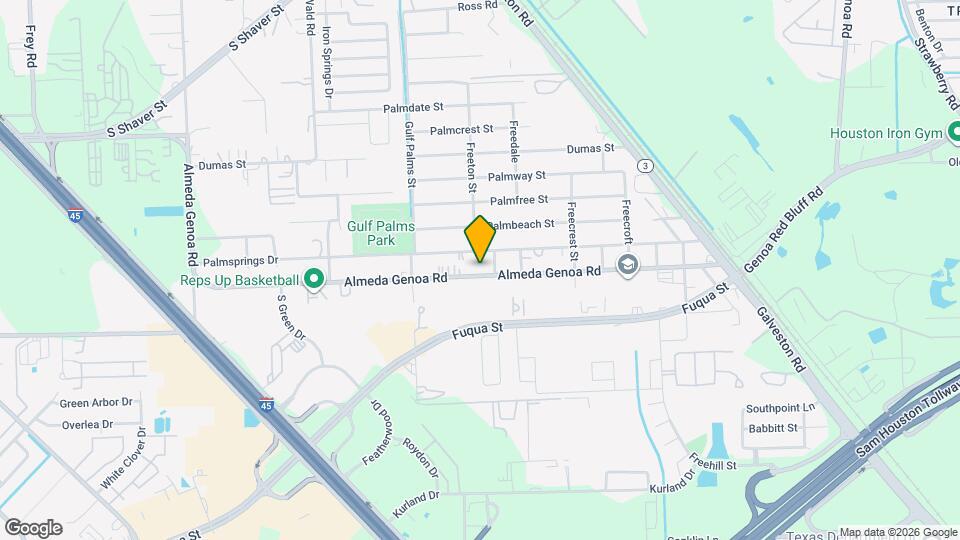 12205 Almeda Genoa Rd Map and Location Details