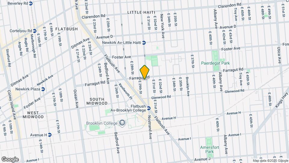 2036 Nostrand Avenue Mapa y Detalles de la Ubicación
