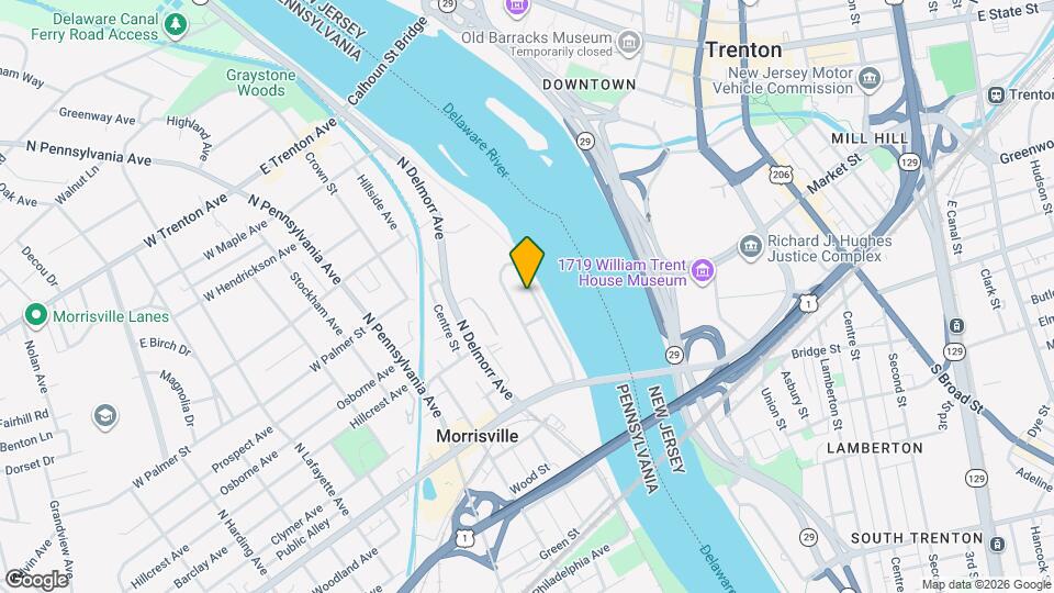 117 Park Ave Map and Location Details