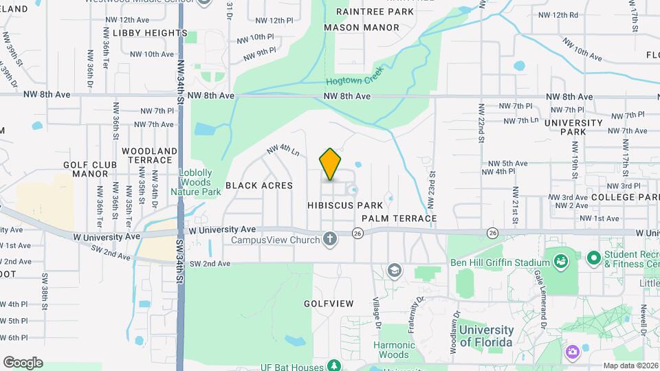 2707 NW 4th Ave Map and Location Details